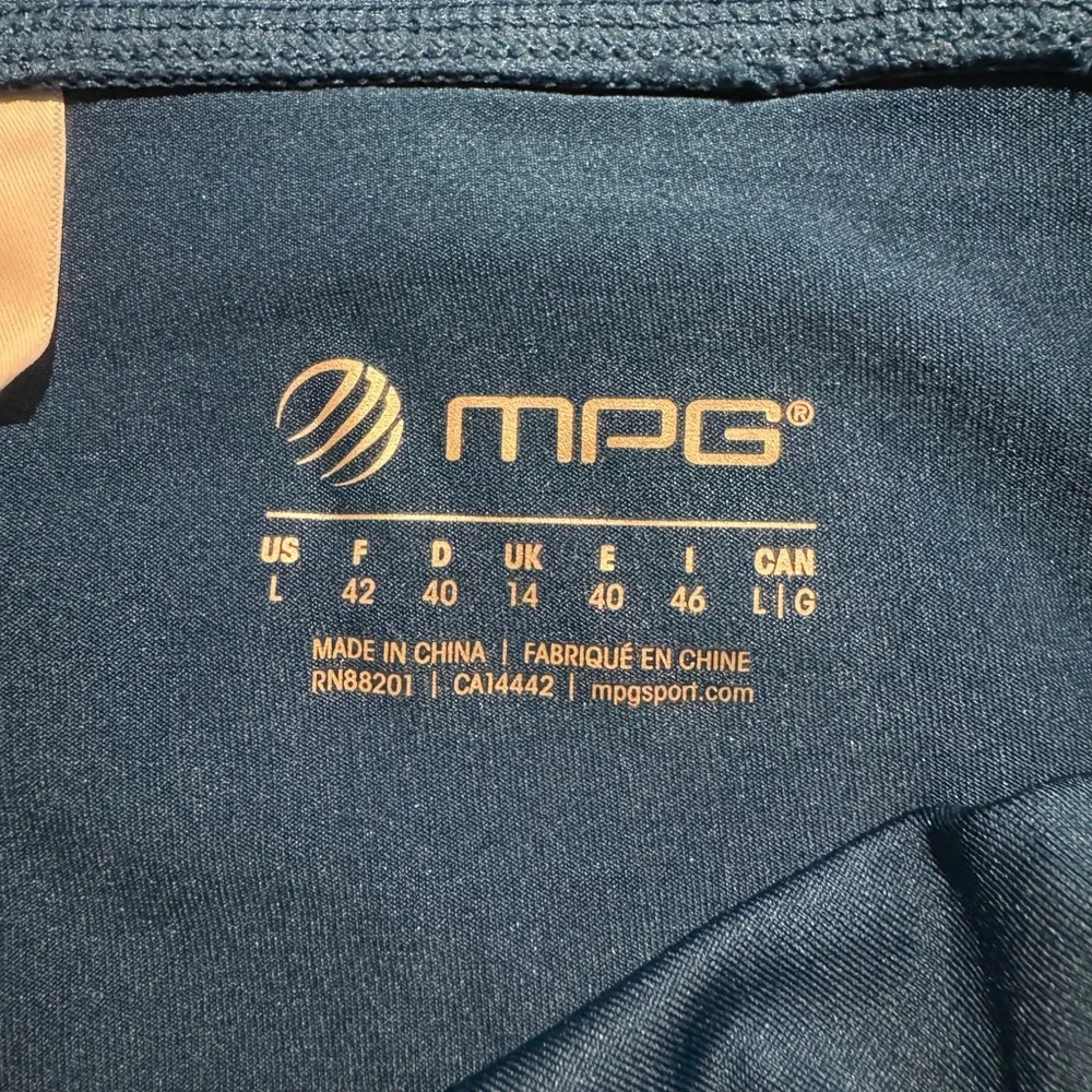 MPG Blue Athletic Mini A-Line Skirt